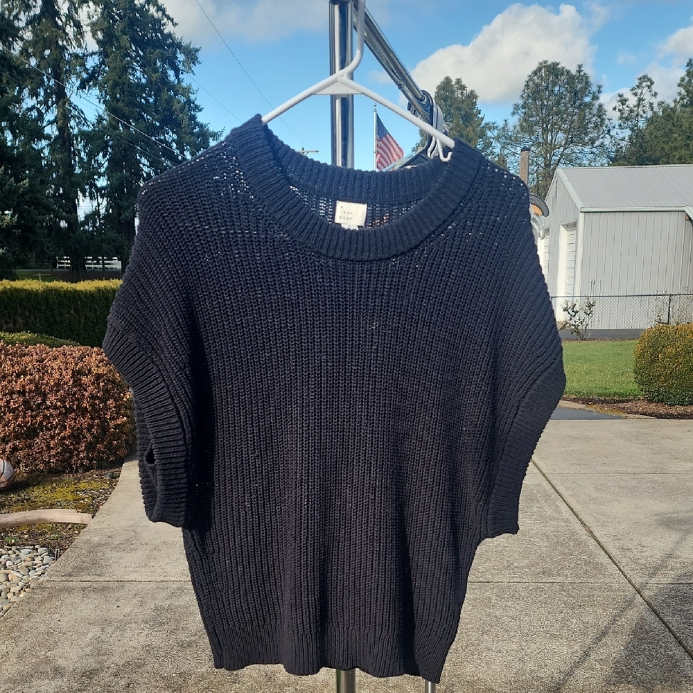 Boat Neck Loose Knit Swetaer